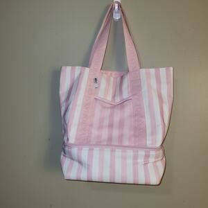 NEW Victoria's Secret Pink Striped Cooler Bag